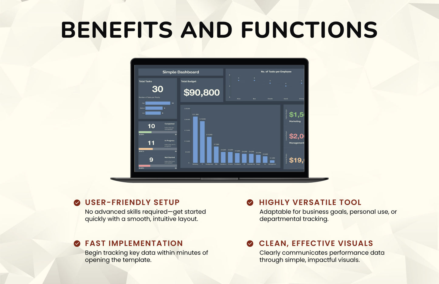 Simple Dashboard Template